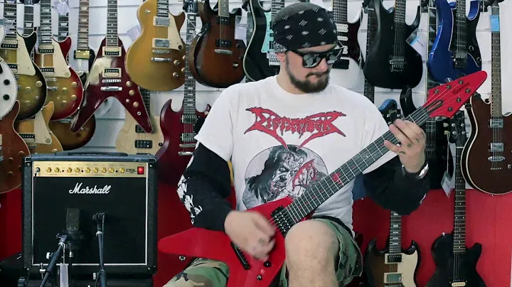 Огляд EPIPHONE JEFF WATERS ANNIHILATION FLYING V AR + MARSHALL DSL15C