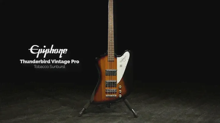 Epiphone Thunderbird Vintage Pro Bass, Tobacco Sunburst | Gear4music demo