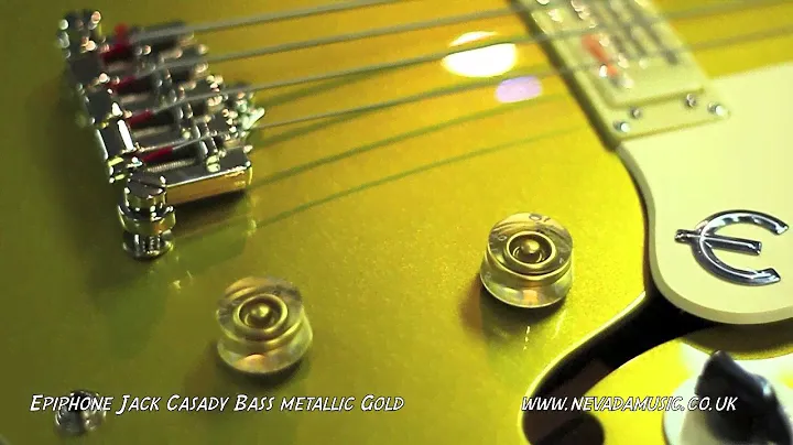 Epiphone Jack Casady Bass Metallic Gold - Quick Look @ Nevada Music UK