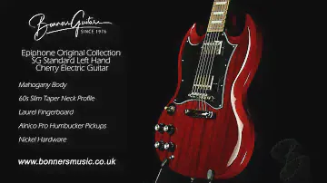 Epiphone Original Collection SG Standard Left Hand Cherry Electric Guitar