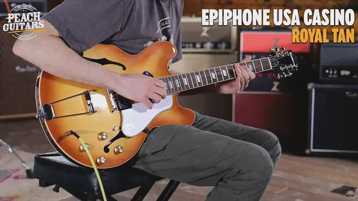 No Talking...Just Tones | Epiphone USA Casino Royal Tan