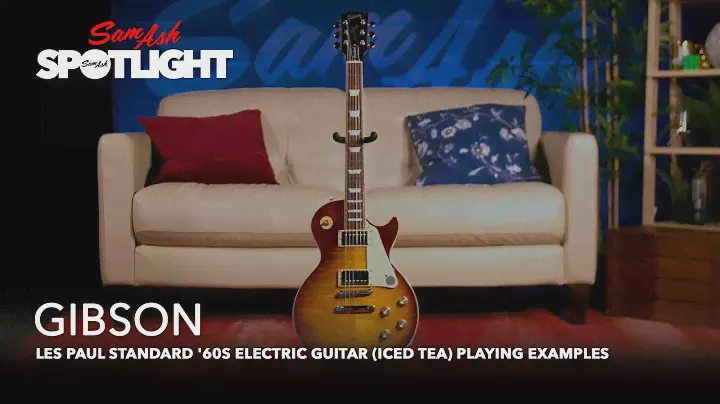 Gibson Les Paul Standard '60s Electric Guitar Iced Tea Playing Examples
