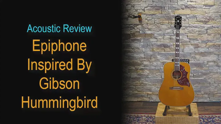 Обзор — Epiphone, вдохновленный Gibson Hummingbird // Полный обзор и демо...
