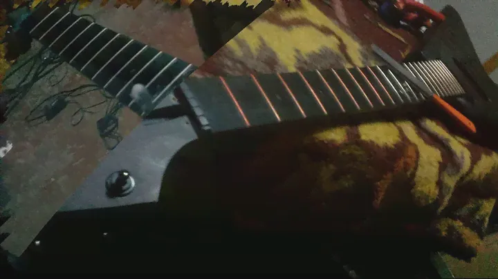 электрогитара Epiphone  - Jeff Waters/Annihilator (работа над грифом).