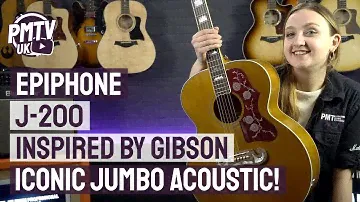 Epiphone Inspired By Gibson J-200 - Legendary Jumbo Acoustic Without The Gibson Price Tag!