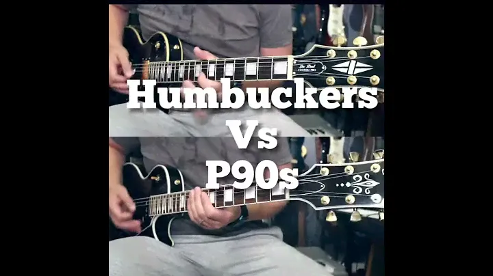 Humbuckers vs p90s in a Les Paul
