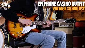 No Talking...Just Tones | Epiphone Casino Outfit | Vintage Sunburst