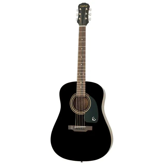 Epiphone DR-100 Acoustic Guitar, Ebony-0