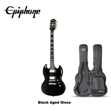 Электрогитара Epiphone Prophecy SG Black Aged Gloss 6-струнная, 41"