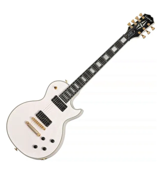 EPIPHONE MATT HEAFY LES PAUL CUSTOM ORIGINS 7-STRING BONE WHITE-0