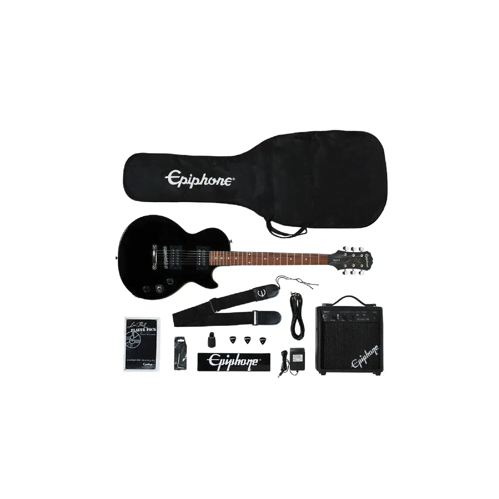 EPIPHONE Les Paul Electric Guitar Player Pack Ebony-0