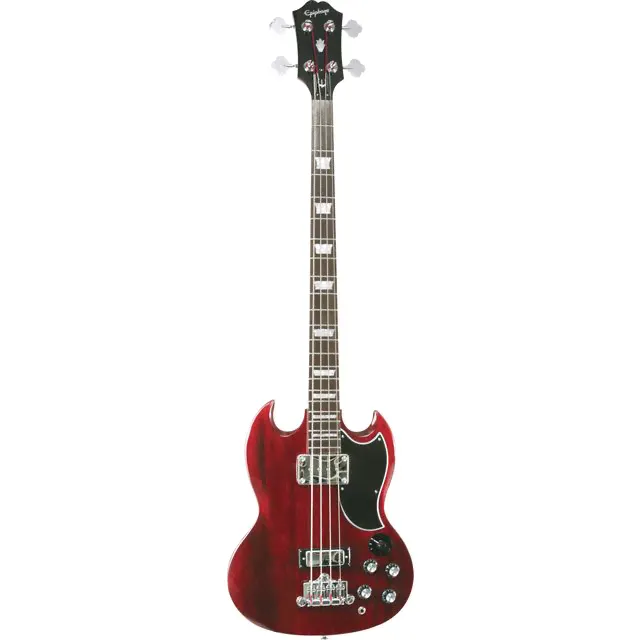 Epiphone EB-3 SG Style Bass Guitar, Che rry-0