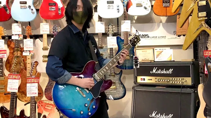 Epiphone Original Collection ES-335 Figured Blueberry Burst Tone Check