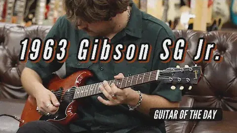 1963 Gibson SG Jr. Cherry | Guitar of the Day