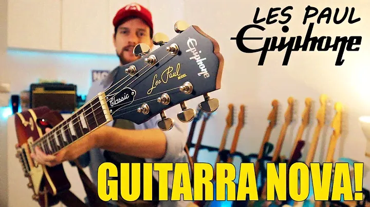 GUITARRA NOVA | Epiphone Les Paul Classic Worn | #lespaul #epiphone #marcelodurham