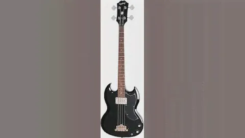 epiphone eb-0 sg bass guitar in ebony