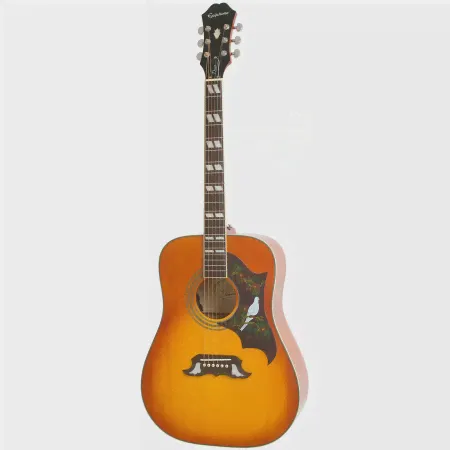 Электро-акустическая гитара EPIPHONE DOVE PRO ACOUSTIC/ELECTRIC W/FISHMAN VINTAGE BROWN SUNBURST