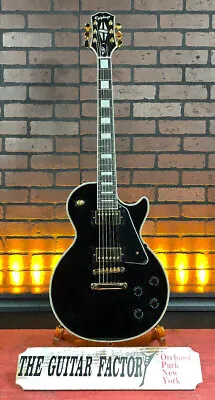 Epiphone Les Paul Custom Electric Guitar Ebony
