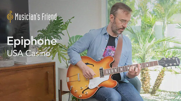 Epiphone USA Casino Hollowbody Electric Guitar Demo - All Playing, No Talking
