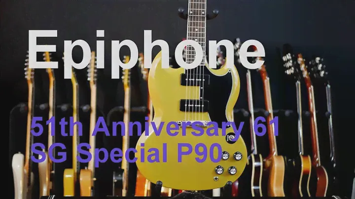 Epiphone 50th Anniversary 1961 SG Special P90 2011, guitar test & demo