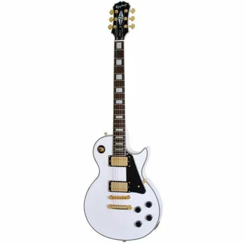 Электрогитара Epiphone Les Paul Custom Alpine White-0