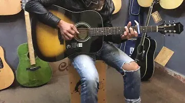 Em đã biết - Guitar cover (test Epiphone DR-100 Vintage Sunburst)