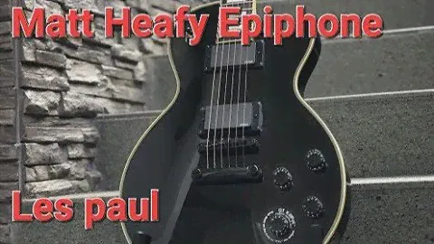 Matt Heafy Epiphone Les Paul custom