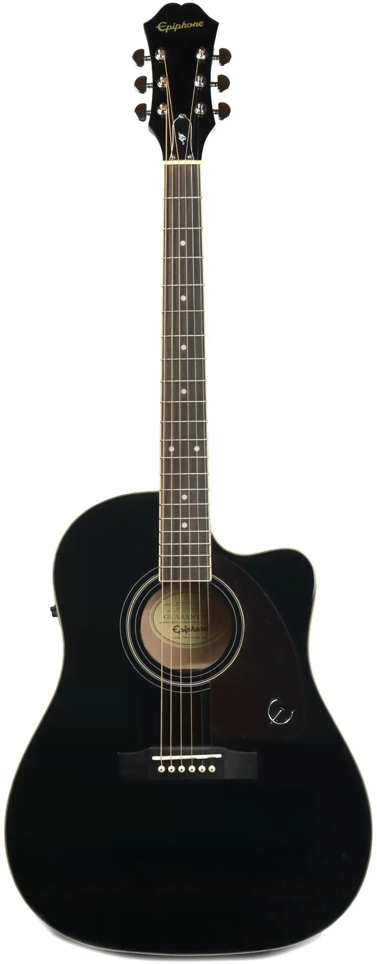 Гитара электроакустическая EPIPHONE AJ-220SCE Ebony