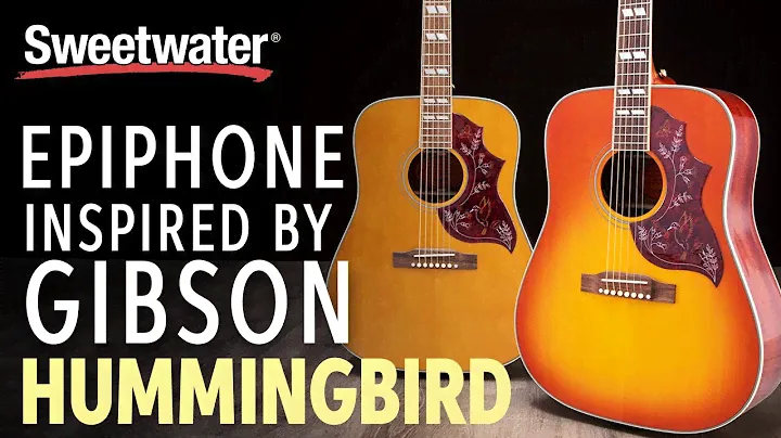 Epiphone Inspired By Gibson Hummingbird Acoustic Guitar Demo