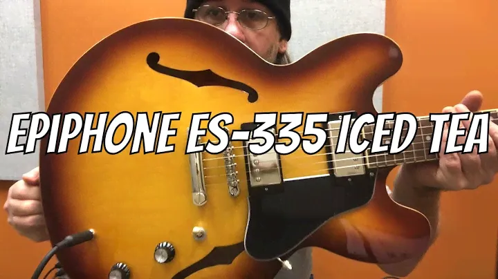 Epiphone ES-335 Iced Tea Demo