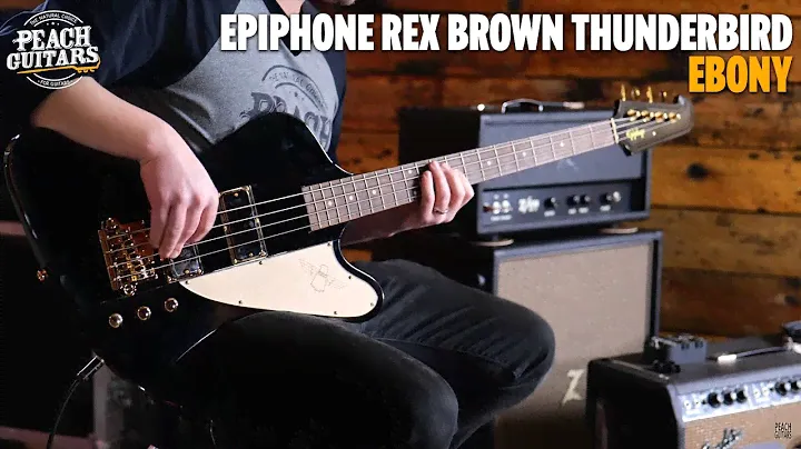 Epiphone Artist Collection | Rex Brown Thunderbird - Ebony