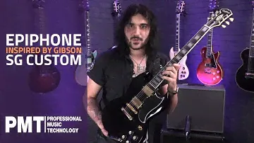 Epiphone SG Custom Ebony Demo - Epiphone Inspired By Gibson Series