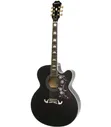 Epiphone EJ-200SCE Black (w/ Fishman PreSys)