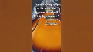 How much? #guitar #gibson #fender #lespaul #epiphone #sheraton #tele #strat #guitarplayer