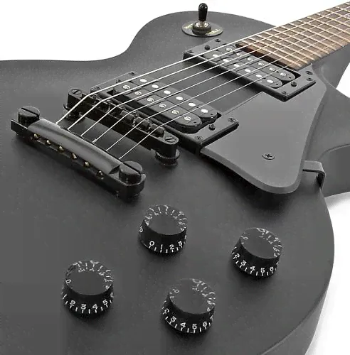 Гитара электро EPIPHONE GOTHIC LES PAUL STUDIO BLACK SATIN