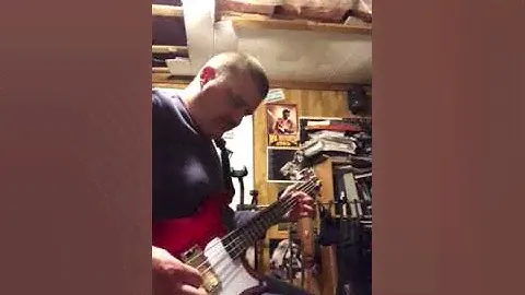 Jamming on an Epiphone Embassy Pro
