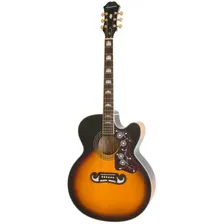 EPIPHONE EJ-200CE Vintage Sunburst Gold Hardware