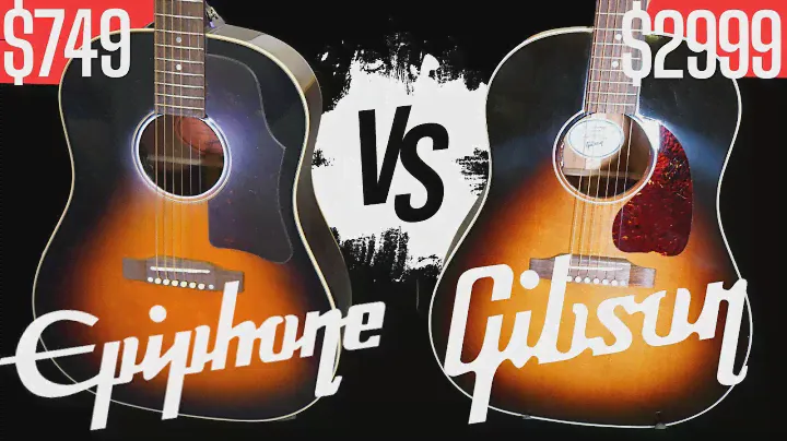 Gibson VS EPIPHONE J45 Acoustic (Buy THIS One)
