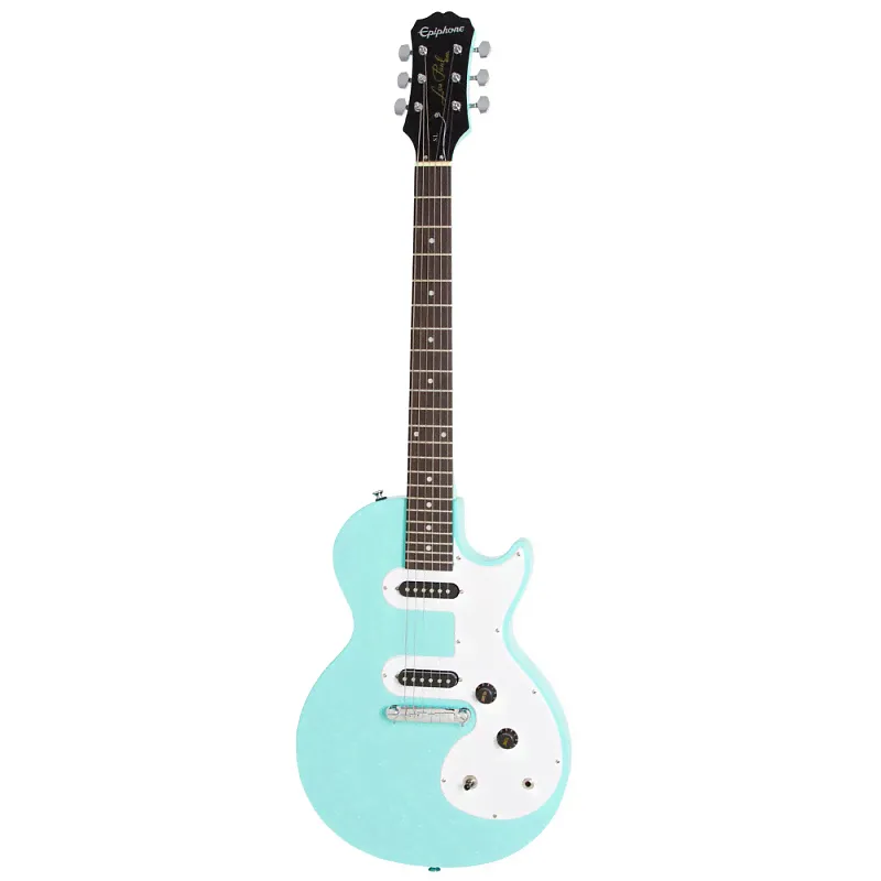 Электрогитара EPIPHONE LES PAUL SL TURQUOISE-0