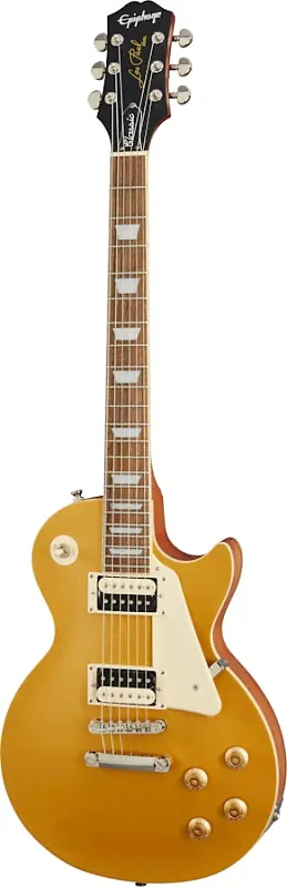 EPIPHONE Les Paul Classic Worn Metallic Gold-1