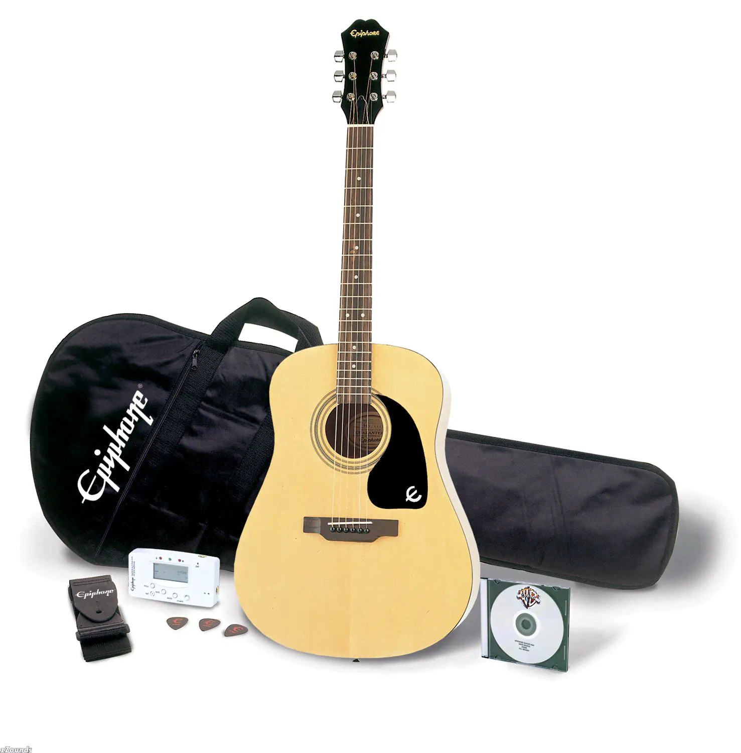 ГИТАРНЫЙ НАБОР EPIPHONE PLAYERPACK DR-90 NAT-0