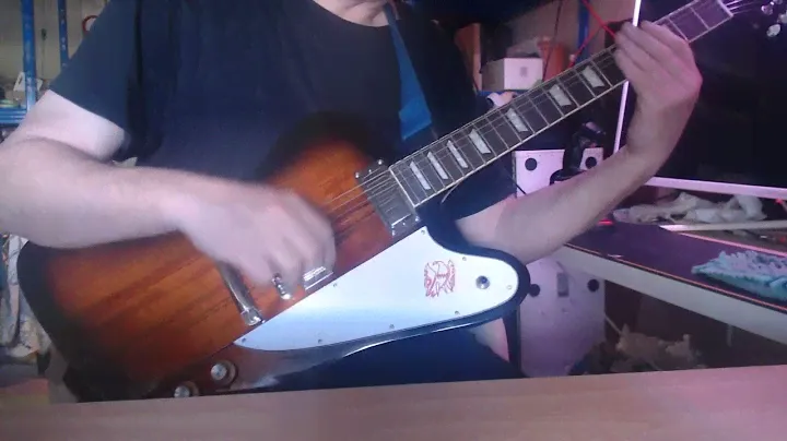 Epiphone Firebird Lydtest in Open G