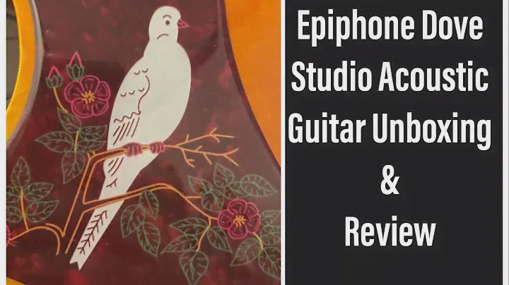Распаковка и обзор акустической гитары Epiphone Dove Studio: красивая гитара по привлекательной цене