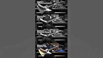 Epiphone Explorer vs Gibson Flying V vs Epiphone Flying V vs Gibson Explorer |Pantera-Cemetery Gates