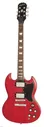 Электрогитара с двумя вырезами Epiphone Faded G-400 Worn Cherry
