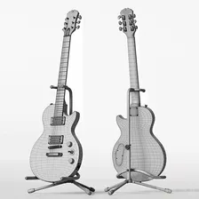 Электрогитара Epiphone Les Paul Special II - Музыкальные инструменты - 3D модель
