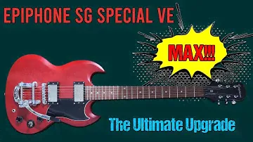 Epiphone SG Special VE - Max Upgrades!!! #epiphone #epiphonesg #bigsby #guitar