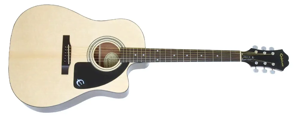 EPIPHONE AJ-100CE (PASSIVE) NATURAL CH HDWE гитара электро-акустическая-0