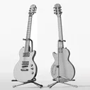 Электрогитара Epiphone Les Paul Special II - Музыкальные инструменты - 3D модель