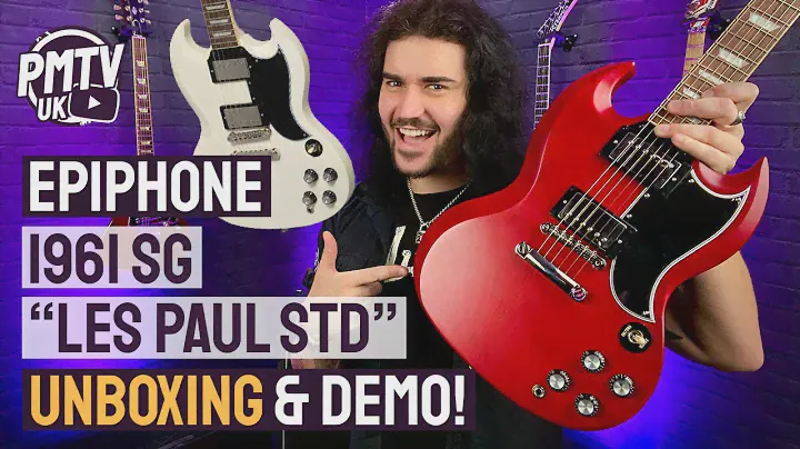 UNBOXING The Epiphone 1961 Les Paul SG Standard! Gibson Custom Shop Designed With Gibson Pickups